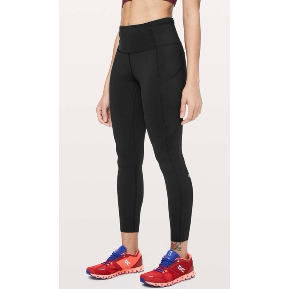 LULULEMON Black Fast & Free 7/8 Tight II